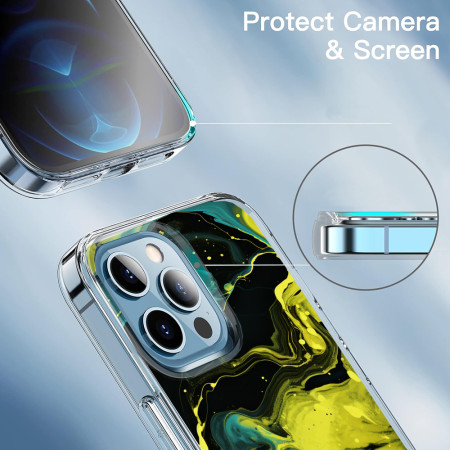 Husa personalizata compatibila Apple iPhone 15 Pro, MagSafe Atasare Magnetica, Antisoc, Neons And Brights 25