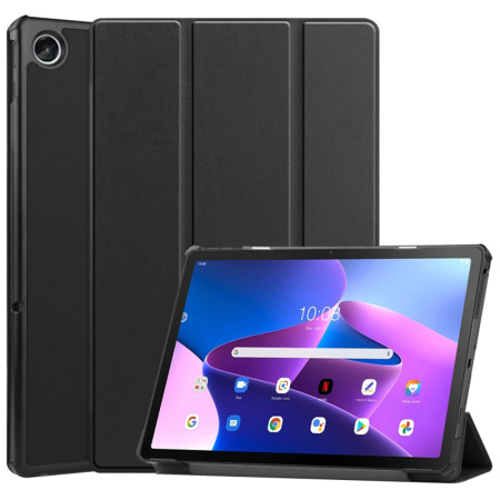 Husa tableta compatibila Lenovo Tab M10 3rd Gen, FoldPro cu Microfibra, Auto Sleep/Wake, Black