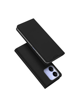 Husa pentru Xiaomi Redmi 13C, Dux Ducis Skin Pro, Inchidere Magnetica, Black