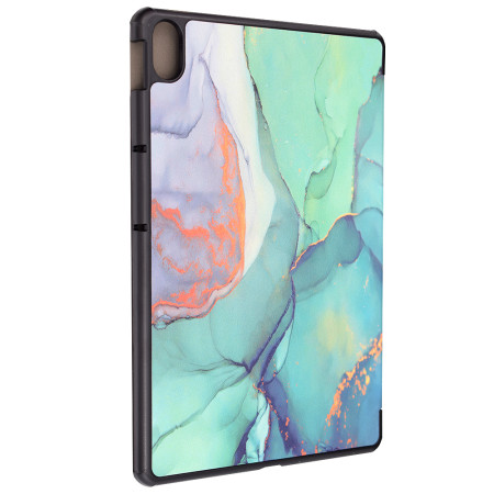 Husa tableta compatibila Huawei MatePad 11.5", FoldPro cu Microfibra, Auto Sleep/Wake, Green Time