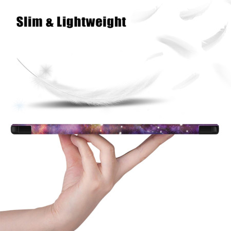 Husa tableta compatibila Samsung Galaxy Tab A9 Plus, FoldPro cu Microfibra, Auto Sleep/Wake, Galaxy