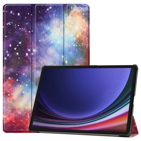 Husa tableta compatibila Samsung Galaxy Tab S9 / S9 FE, FoldPro cu Microfibra, Auto Sleep/Wake, Galaxy