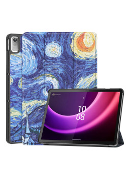 Husa tableta compatibila Lenovo Tab P11 Gen 2 11.5 FoldPro cu Microfibra, Auto Sleep/Wake, Starry Night