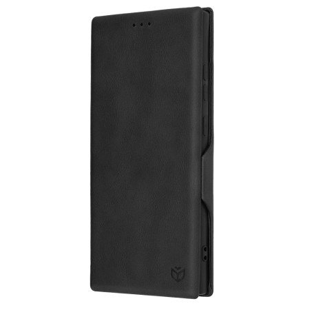 Husa tip carte pentru Samsung Galaxy S24 Ultra, Techsuit, Inchidere Magnetica, Negru