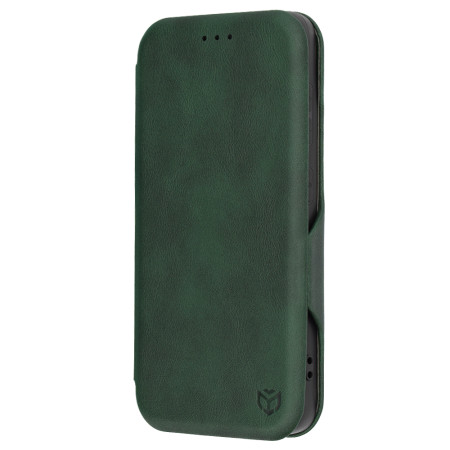 Husa tip carte pentru Samsung Galaxy S24, Techsuit, Inchidere Magnetica, Green
