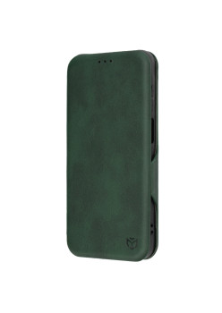 Husa tip carte pentru Samsung Galaxy A15, Techsuit, Inchidere Magnetica, Green