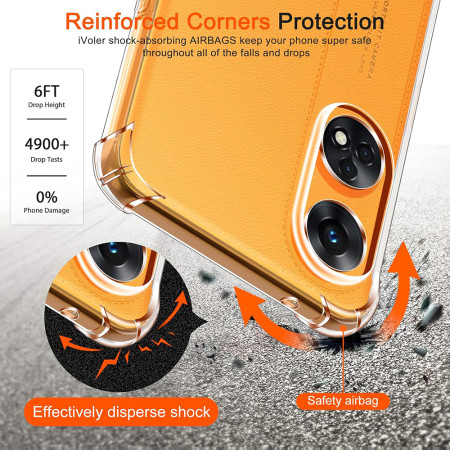 Husa Antisoc compatibila Oppo Reno 8 T, PRO AirBag, Clear