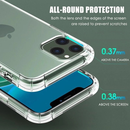 Husa Antisoc compatibila Apple iPhone 14 Pro Max, PRO AirBag, Clear