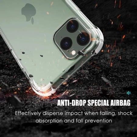 Husa Antisoc compatibila Apple iPhone 14 Pro Max, PRO AirBag, Clear