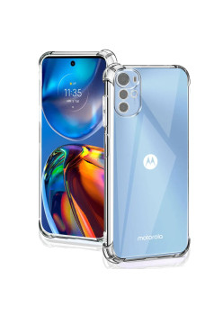 Husa Antisoc compatibila Motorola Moto E32 / Moto E32s, PRO AirBag, Clear