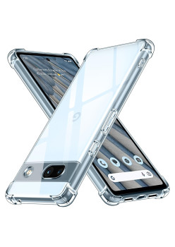 Husa Antisoc compatibila Google Pixel 7a, PRO AirBag, Clear