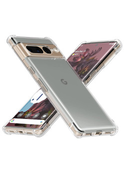 Husa Antisoc compatibila Google Pixel 7 Pro, PRO AirBag, Clear