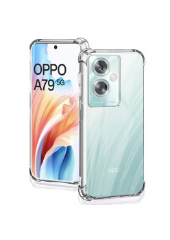 Husa Antisoc compatibila Oppo A79 5G, PRO AirBag, Clear