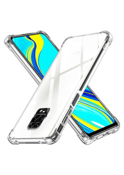 Husa Antisoc compatibila Xiaomi Redmi Note 9S / Note 9 Pro / Note 9 Pro Max, PRO AirBag, Clear