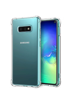 Husa Antisoc compatibila Samsung Galaxy S10e, PRO AirBag, Clear