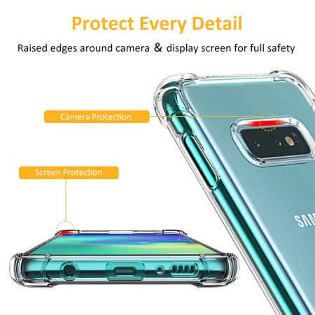Husa Antisoc compatibila Samsung Galaxy S10e, PRO AirBag, Clear