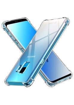 Husa Antisoc compatibila Samsung Galaxy S9, PRO AirBag, Clear