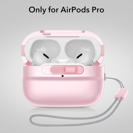 Husa pentru Apple AirPods Pro 1 / 2 ESR Pulse Magnetic HaloLock, Pink