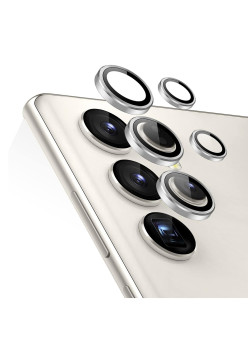 Folie Camera pentru Samsung Galaxy S24 Ultra ESR Lens Protector Tempered Glass, Main Phone Color