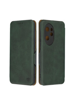 Husa tip carte pentru Honor 100 Pro, Techsuit, Inchidere Magnetica, Green