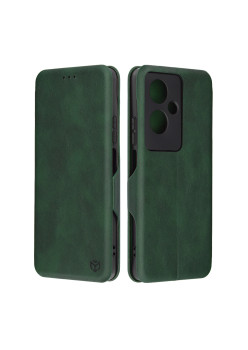 Husa tip carte pentru Oppo A79 5G / OnePlus Nord N30 SE, Techsuit, Inchidere Magnetica, Green