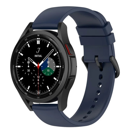 Curea pentru Samsung Galaxy Watch 4/5/Active 2, Huawei Watch GT 3 (42mm)/GT 3 Pro (43mm), Dark Blue