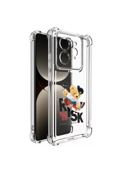 Husa Antisoc pentru Realme GT 7 Pro, AirBag PRO, Transparent, Risk Taker