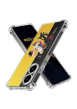 Husa Antisoc pentru Xiaomi Poco X7 Pro, AirBag PRO, Transparent, Risk Taker