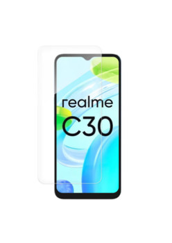 Folie sticla securizata compatibila cu Realme C30, N.1, 2.5D, 9H, Case Friendly, Edge Boss, Transparenta