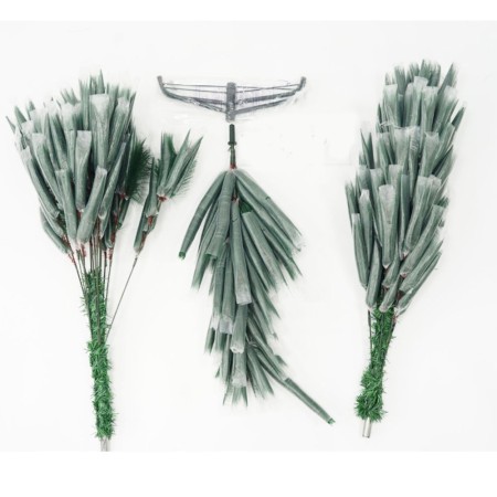 Brad de Craciun artificial tip pin, suport metalic inclus, inaltime 180 cm, clasic, Verde