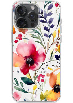 Husa personalizata pentru Apple iPhone 14 Pro Max, MagSafe Atasare Magnetica, Antisoc, Model Floral 5