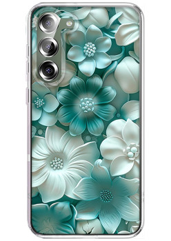 Husa personalizata pentru Samsung Galaxy S24, MagSafe Flower Medley 8