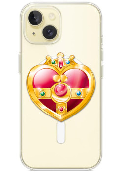 Husa personalizata Apple iPhone 14, MagSafe, Princess Heart