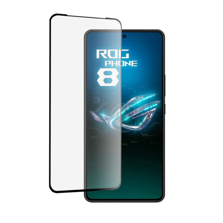Folie de sticla pentru Asus ROG Phone 8 / 8 Pro, 3D, DD Protectie Profesionala, Adeziv Complet, Negru