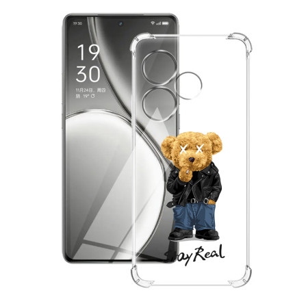 Husa Antisoc pentru Realme GT 6 / GT 6T, AirBag PRO, Clear, Stay Real