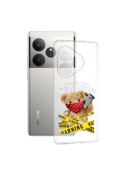 Husa pentru Realme GT 6 / GT 6T, Leave Me Alone, Pro-Slim, Clear