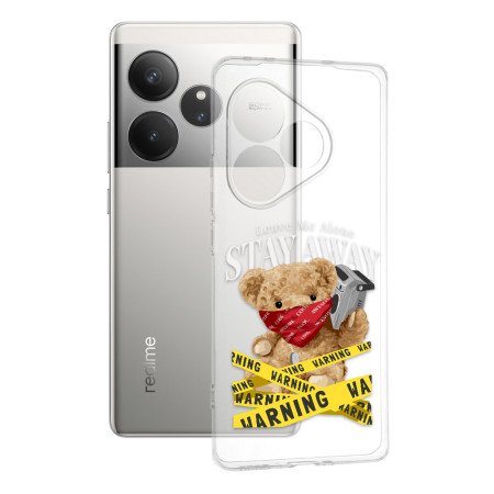 Husa pentru Realme GT 6 / GT 6T, Leave Me Alone, Pro-Slim, Clear