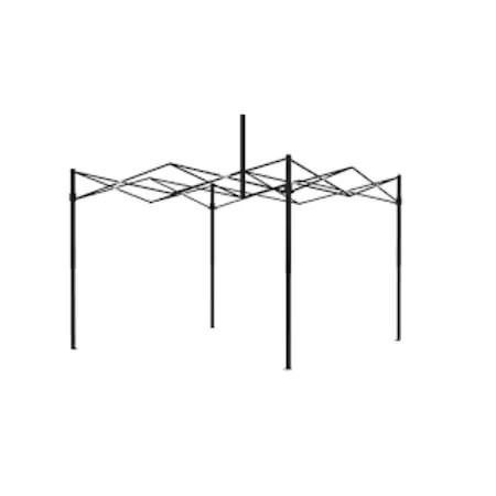 Cort pliabil cu cadru metalic pentru curte si gradina, destinat Evenimente, Instalare Usoara, 2x2 m, Rosu