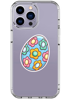 Husa personalizata Apple iPhone 15 Pro, Egg Flower