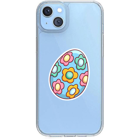 Husa personalizata Apple iPhone 14, Egg Flower