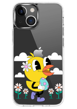 Husa personalizata Apple iPhone 14 Plus, Happy Duck 