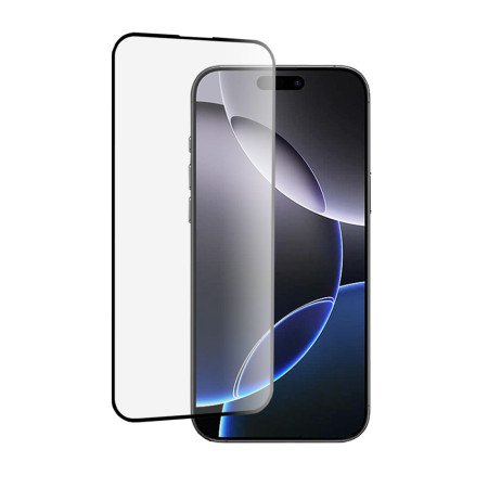 Folie de Sticla pentru iPhone 16 Pro Max - 3D Profesionala, Negru