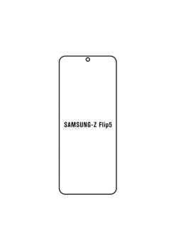 Folie Silicon Privacy Samsung Galaxy Z Flip 5, Regenerabila, Hydrogel Anti-Spy