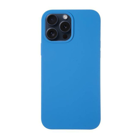 Husa silicon compatibila Apple iPhone 15 Pro Camera SuperProtect, Interior din Microfibra, Marine Blue