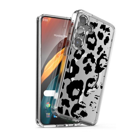 Husa pentru Samsung Galaxy A56 5G, Atasare Magnetica, MagSafe, Pattern Skin 42, Clear