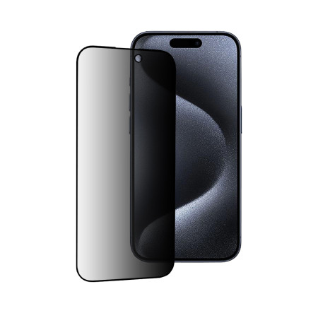 Folie pentru iPhone 15 Pro - Techsuit 111D Privacy Full Glue - Black