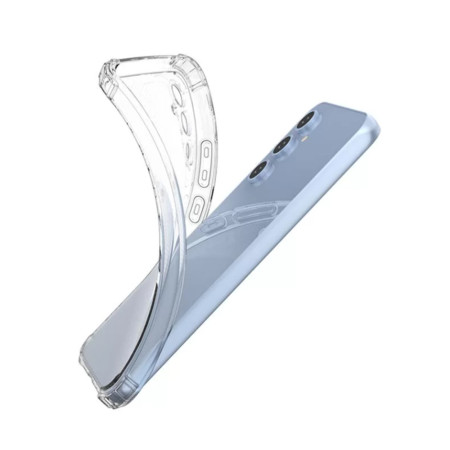 Husa Antisoc compatibila Samsung Galaxy A54 5G, High Tech, Silicon Slim, Transparent