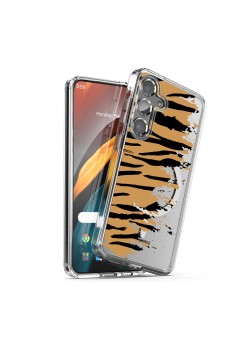 Husa pentru Samsung Galaxy A56 5G, Atasare Magnetica, MagSafe, Pattern Skin 04, Clear