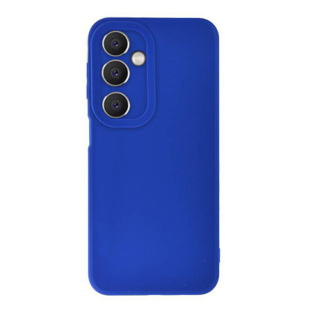 Husa Silicon Samsung Galaxy A54, Soft Matt, Protectie Camera Foto, Albastru