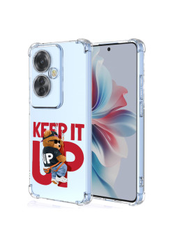 Husa Antisoc pentru Oppo Reno11 F - Protectie TPU AirBag Transparenta Keep It Up